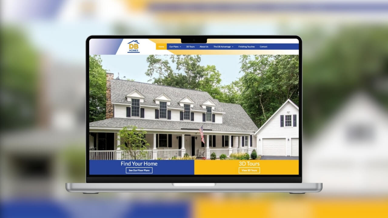 DB Homes Johnstown PA, Website Design by Matthew Boyles Website Designer Hollidaysburg and Altoona PA